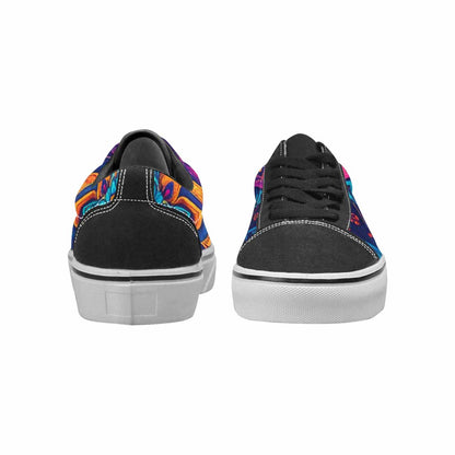 WOMEN'S Tie Dye Mandala Canvas Lace-Up Grunge Sneakers