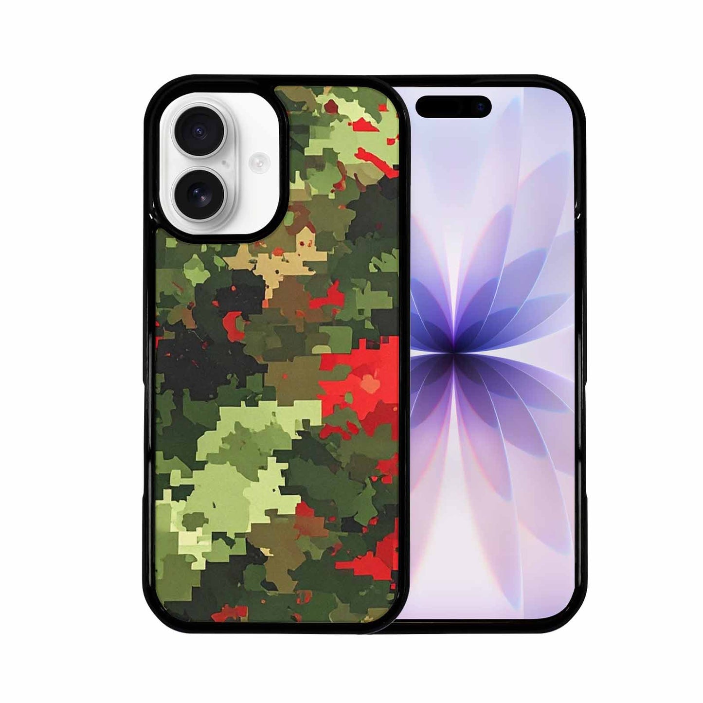 iPhone 17 Case — Small Military Camouflage Blotch Camo, Custom Printed Phone Case