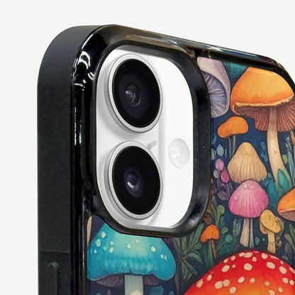 iPhone 16 Plus Case — Mushrooms General Mushrooms Pa, Customized Protective Case