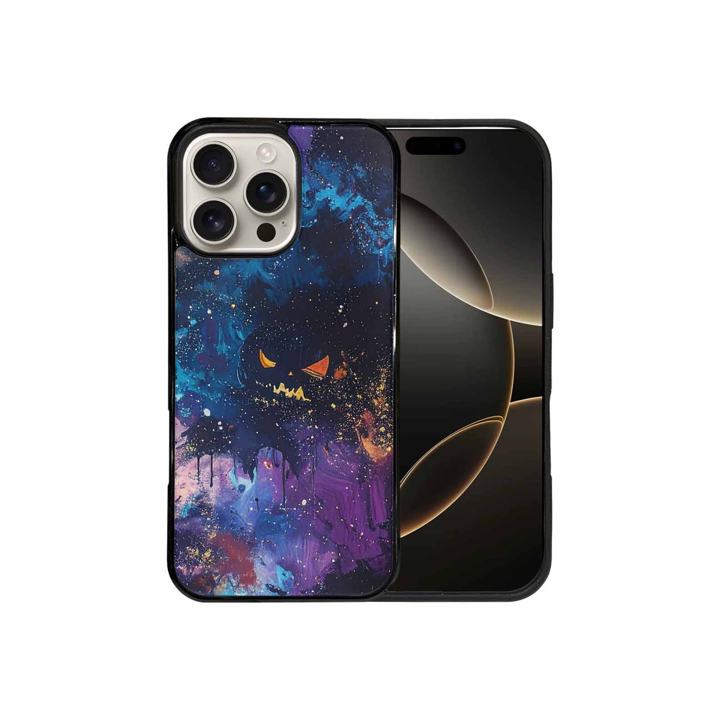 iPhone 16 Pro Max Case — Eamless Repeating Pattern Of Overlapping Pumpkin, Custom Phone Case