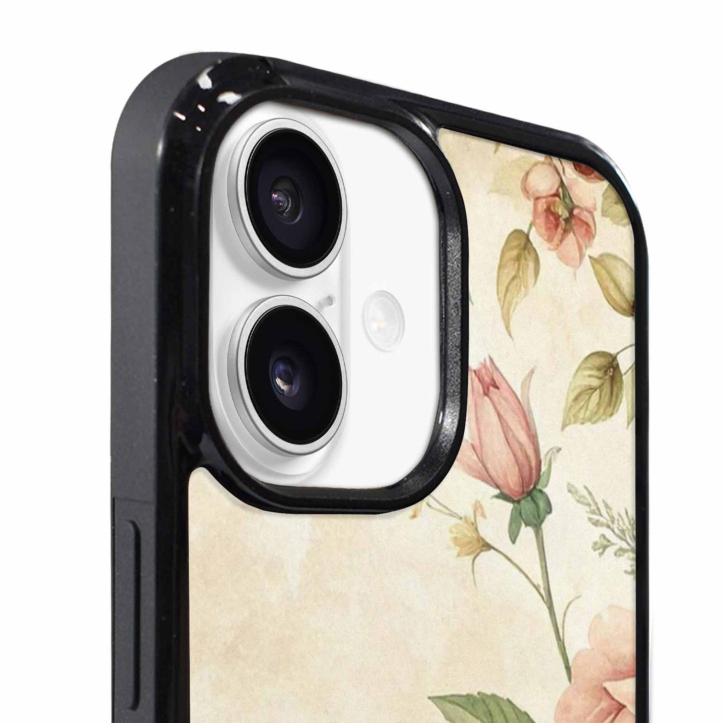 iPhone 17 Case — Vintage Botanical Art Pattern Floral, Custom Print Case Cover