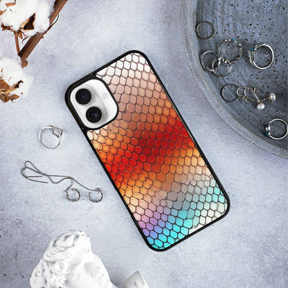 iPhone 16 Plus Case — Dark Snake Print Custom, Customized Protective Case
