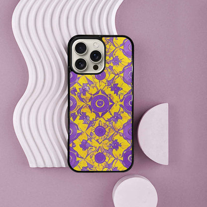 iPhone 16 Pro Max Case — Intersex Flag Color Theme Small Rainbow, Custom Printed Phone Case