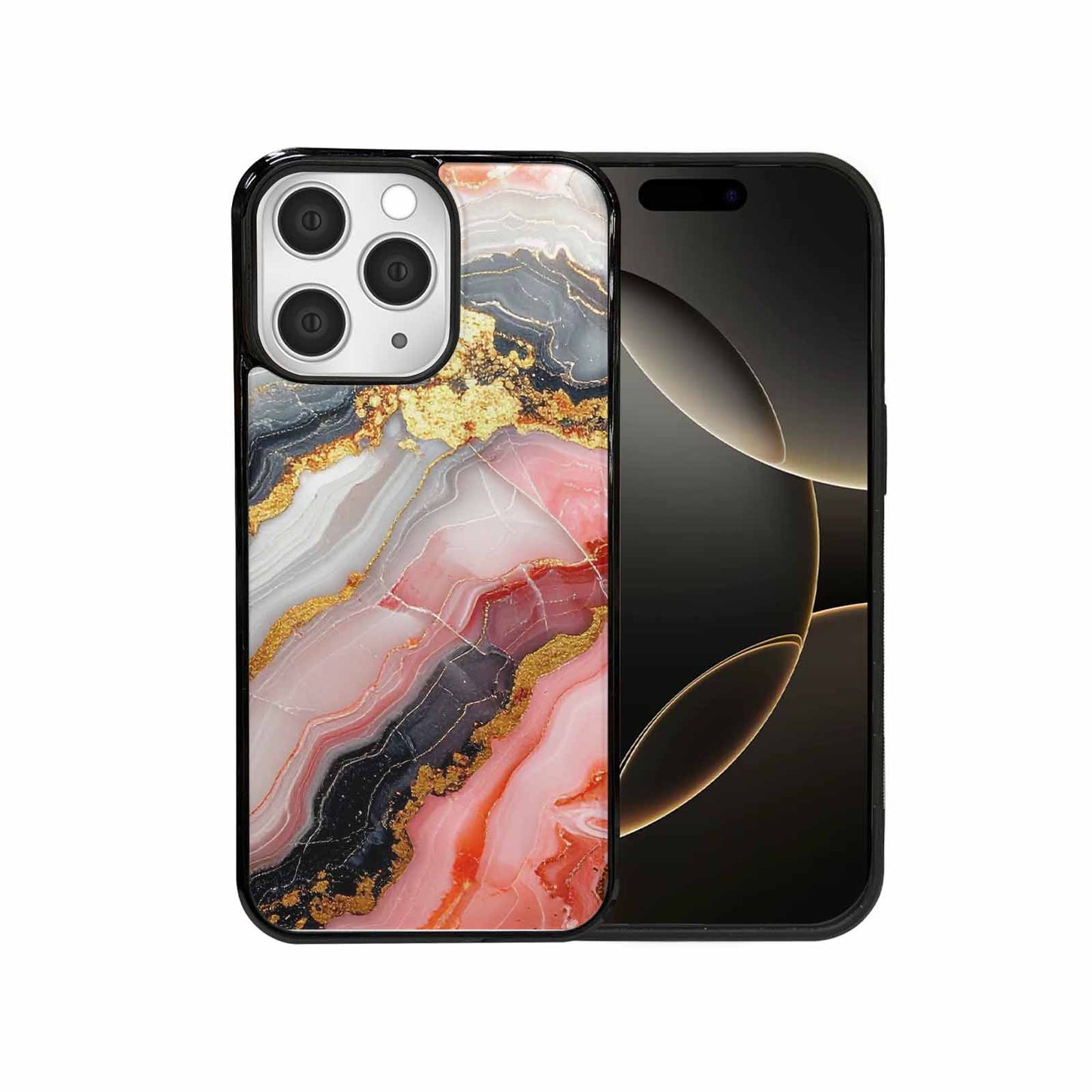 iPhone 15 Pro Max Case — Marble Vein Marble Veins Pattern Hundreds, Unique Phone Case Design