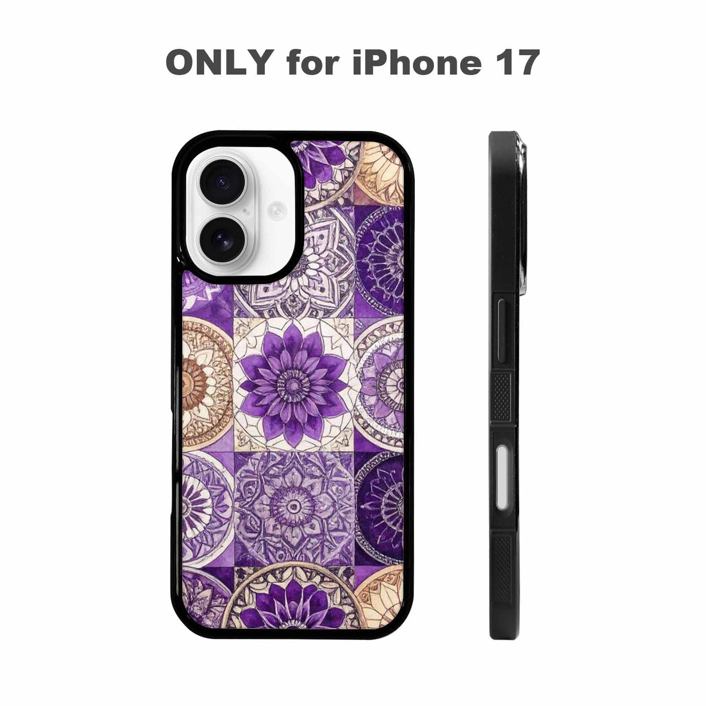 iPhone 17 Case — Small Mandala Pattern, Randomly Floral, Original Design Phone Case