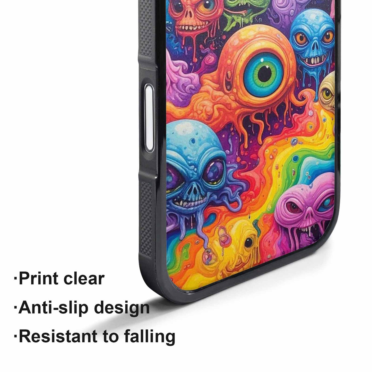 iPhone 17 Pro Case — Aliens Tie Dyemelting Aliens P Tie, Personalized Phone Case