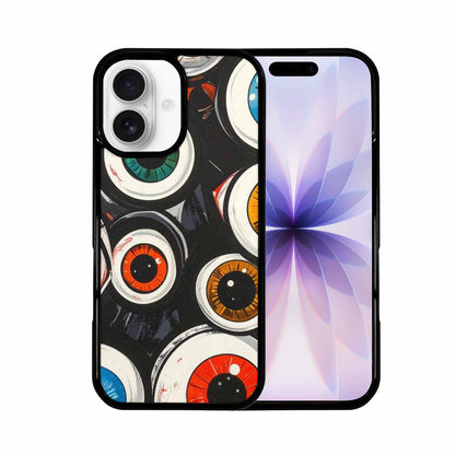 iPhone 17 Case — Googly Cartoon Eyeballs Cartoon Cute, Custom Print Case Cover