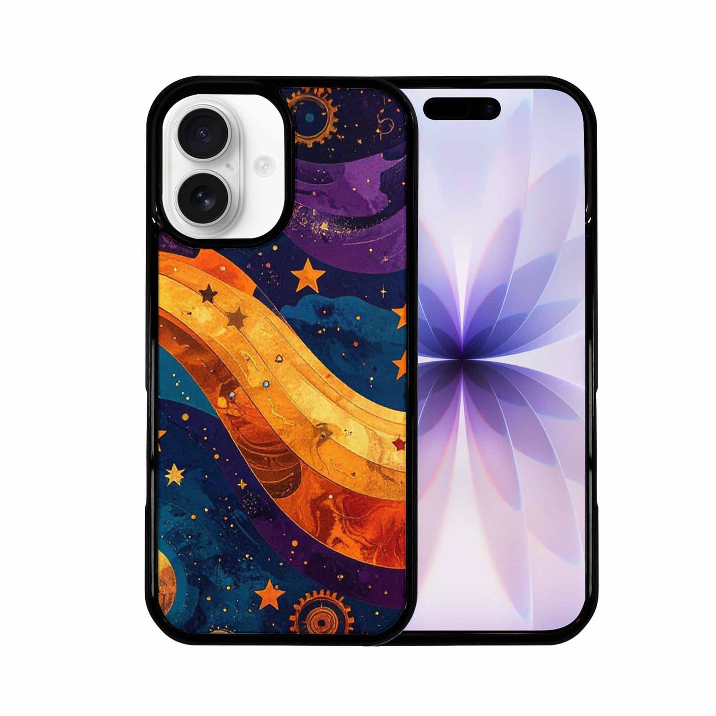 iPhone 17 Case — Steampunk Galaxy Art Seamless Galaxy Space, Original Design Phone Case
