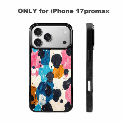 iPhone 17 Pro Max Case — Small Cow Animal Print Animal Print, Custom Printed Phone Case
