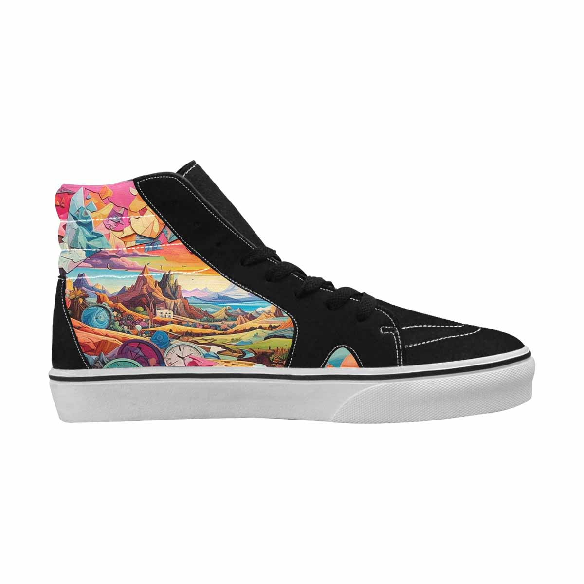 MEN'S Surreal Dream Fragment High Top Canvas Dreamlike Shoes