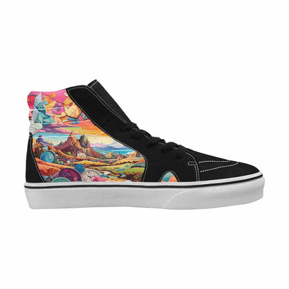 MEN'S Surreal Dream Fragment High Top Canvas Dreamlike Shoes