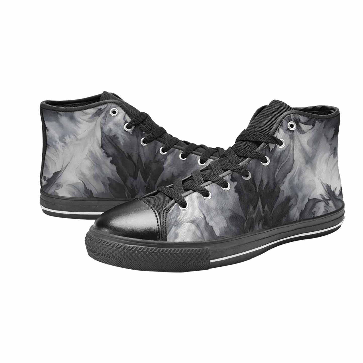 WOMEN'S Tie Dye - High Top Canvas Grunge Custom Sneakers