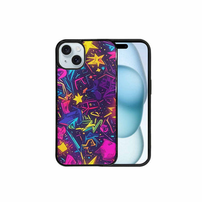 iPhone 15 Plus Case — 80s Retro Motif 80s Retro Motifs, Customized Protective Case