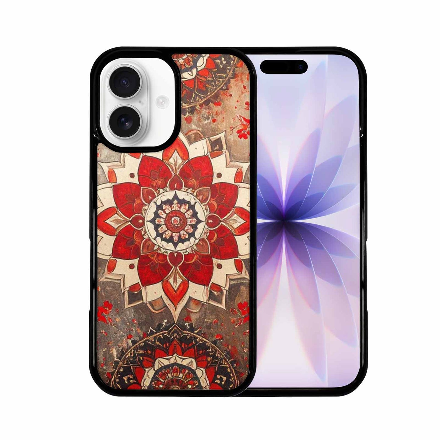 iPhone 17 Case — Small Mandala Pattern, Randomly Floral, Custom Designed Case Cover