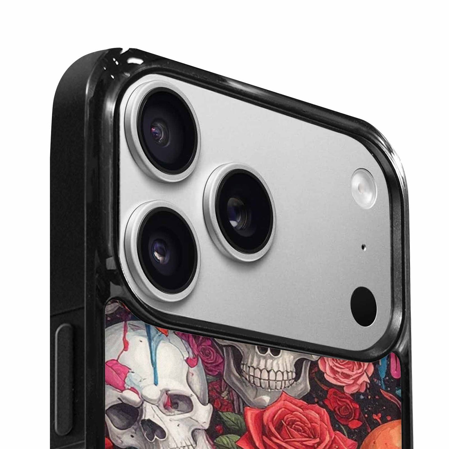 iPhone 17 Pro Max Case — Skulls And Roses Skulls Gothic Skulls, Custom Print Case Cover