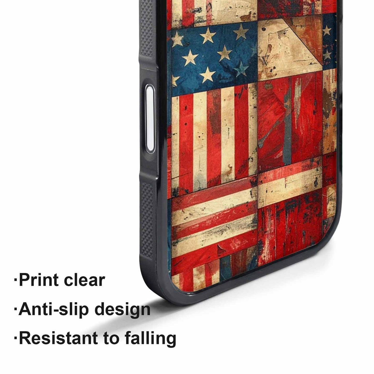 iPhone 17 Air Case — Small American Flag Stars And Galaxy, Unique Phone Case Design