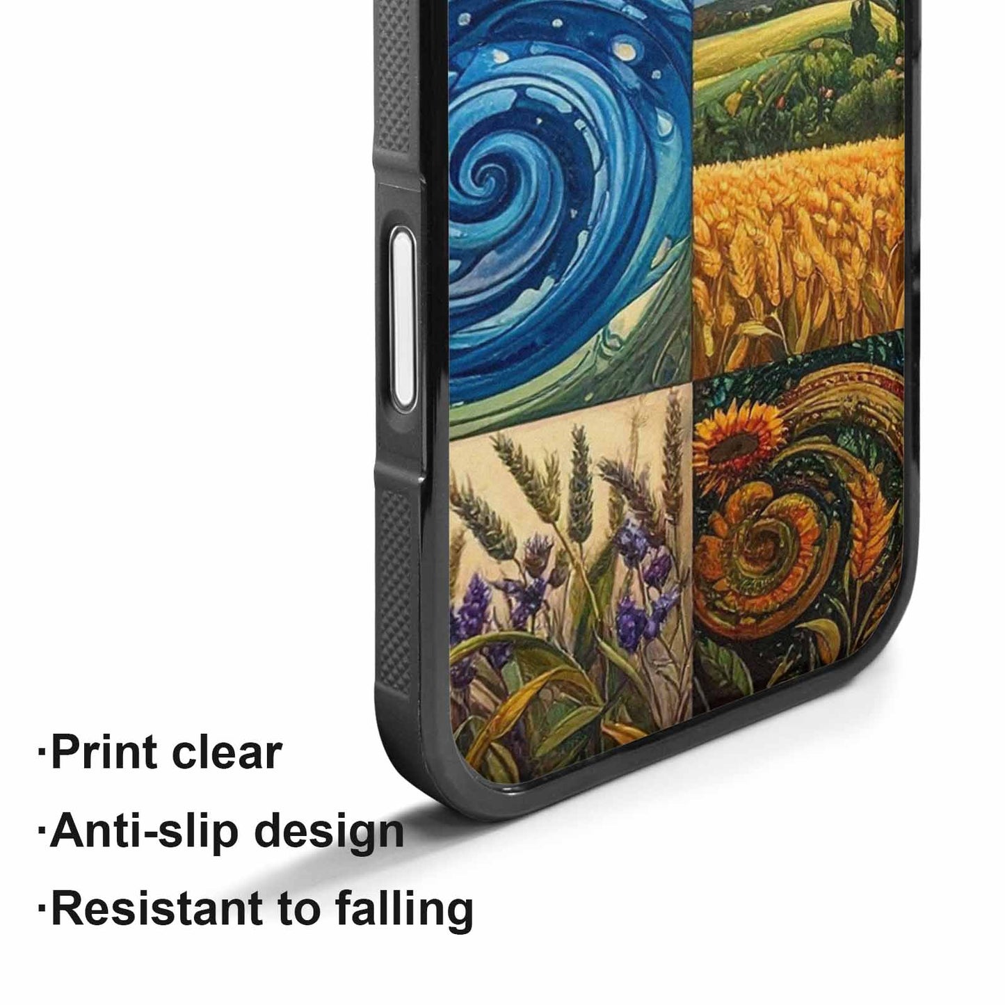 iPhone 17 Case — Small Van Gogh Style Galaxy Space, Original Design Phone Case