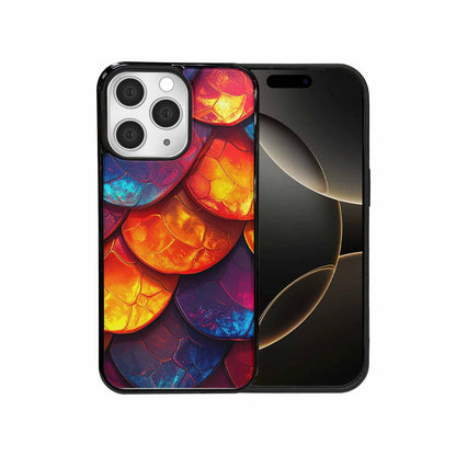 iPhone 15 Pro Max Case — Snake Print Dark Seamless Pattern Vibrant, Customized Protective Case