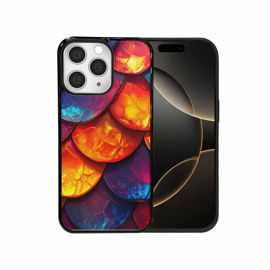 iPhone 15 Pro Max Case — Snake Print Dark Seamless Pattern Vibrant, Customized Protective Case
