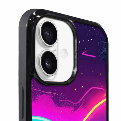 iPhone 17 Case — Neon Cartoon Art Pattern Retro Vintage, Custom Designed Case Cover