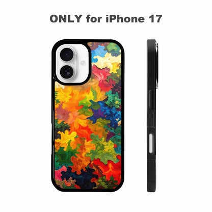 iPhone 17 Case — Camo Patches Full Color Camo, Custom Printed Phone Case