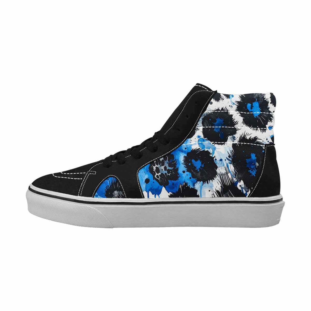 MEN'S Animal Print High Top Canvas Dark Academia Sneakers