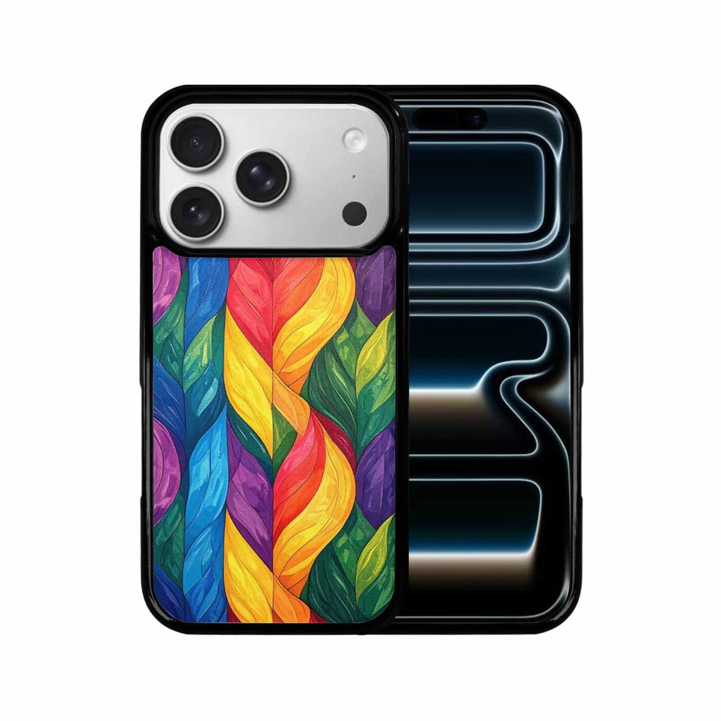iPhone 17 Pro Case — Rainbow Pride Flag Color Theme Original, Custom Print Case Cover