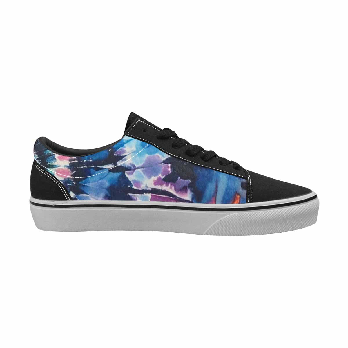WOMEN'S Tie Lace-Up Canvas Wallpaper Art Custom Sneakers