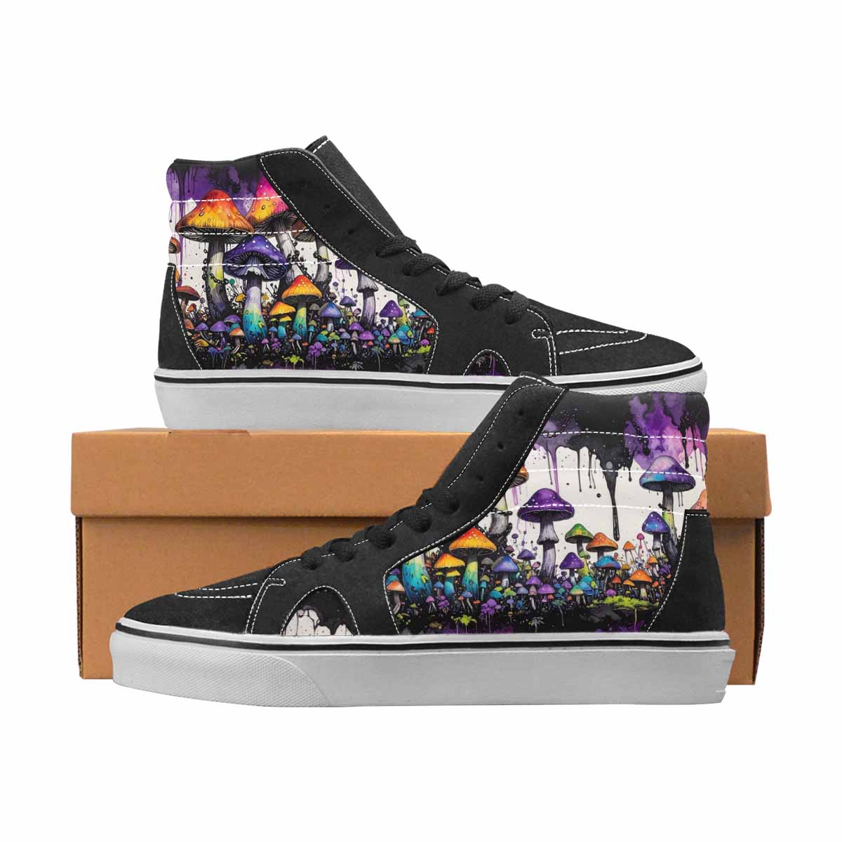 WOMEN'S Rainbow Mushroom Purple Ink 14 Ferion