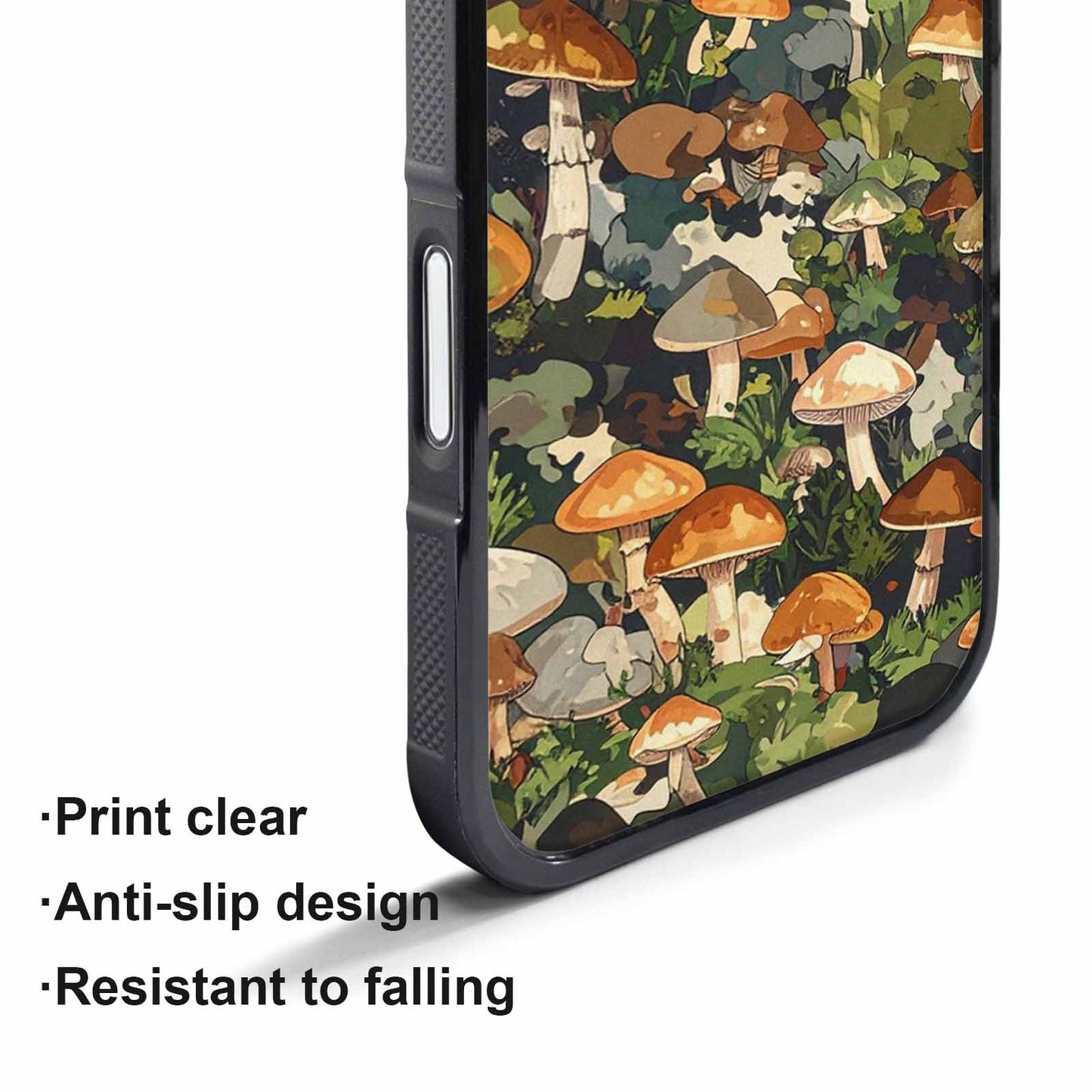 iPhone 17 Pro Case — Mushrooms Camomushrooms Patter G1e Camo, Custom Designed Case Cover