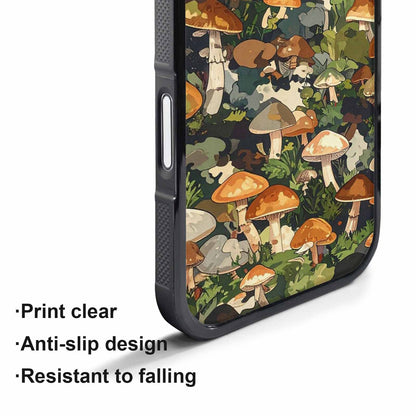iPhone 17 Pro Case — Mushrooms Camomushrooms Patter G1e Camo, Custom Designed Case Cover