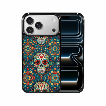 iPhone 17 Pro Max Case — Sacred Geometry Skull Seamless Gothic Skulls, Custom Made Phone Cover