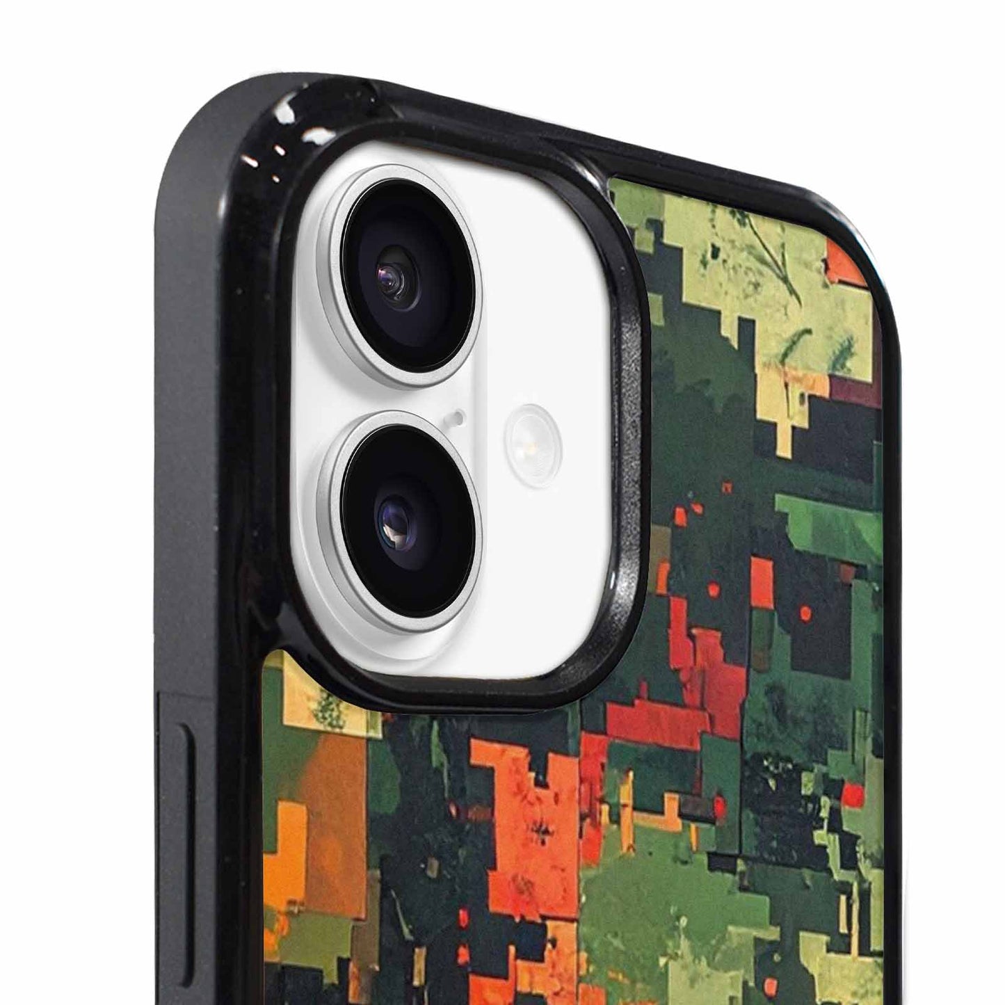 iPhone 17 Case — Small Military Camouflage Blotch Camo, Custom Printed Phone Case