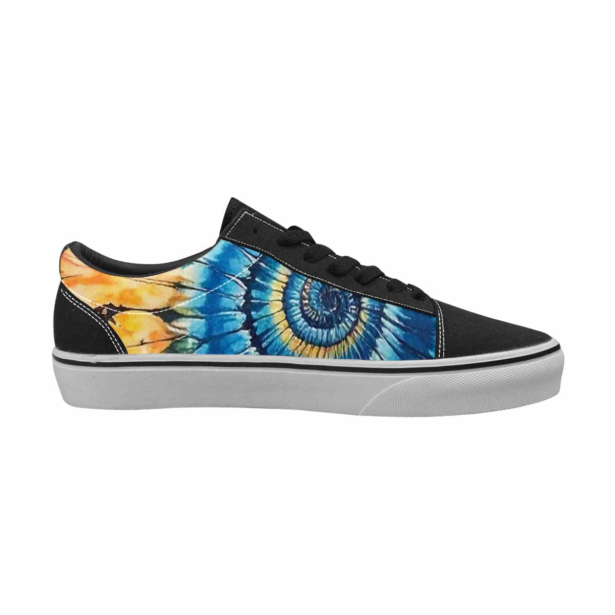 WOMEN'S Tie Lace-Up Canvas Kaleidoscope Sneakers
