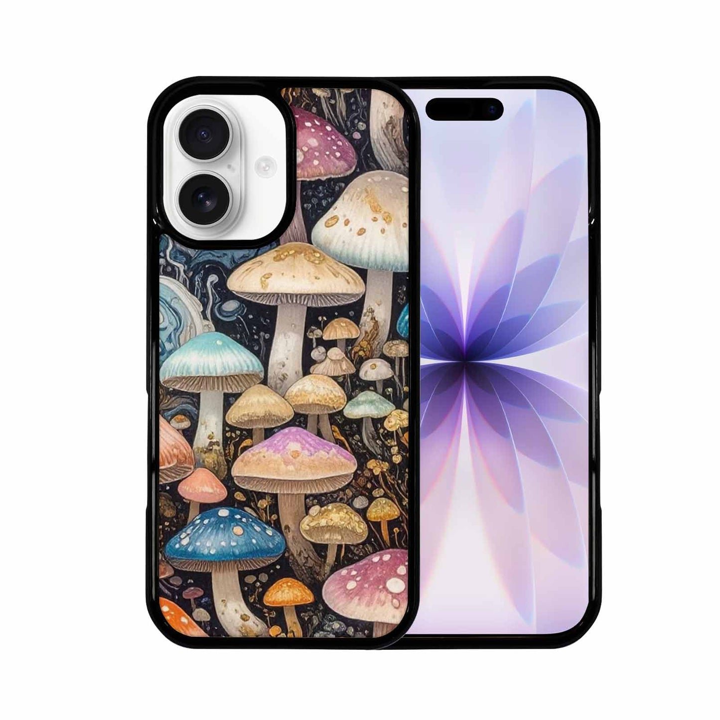 iPhone 17 Case — Mushrooms Pattern Hundreds Of Original Art, Custom Designed Case Cover