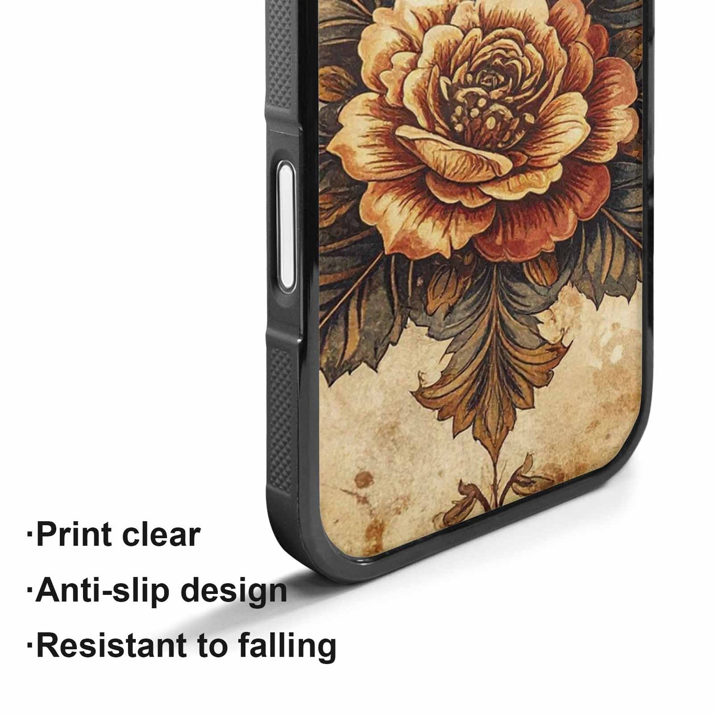 iPhone 17 Case — Vintage Botanical Art Pattern Floral, Custom Print Case Cover
