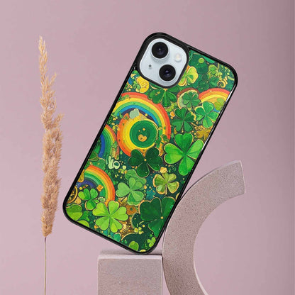 iPhone 15 Plus Case — St Patrick\'s Clover St Patrick\'s Clover, Custom Made Phone Cover