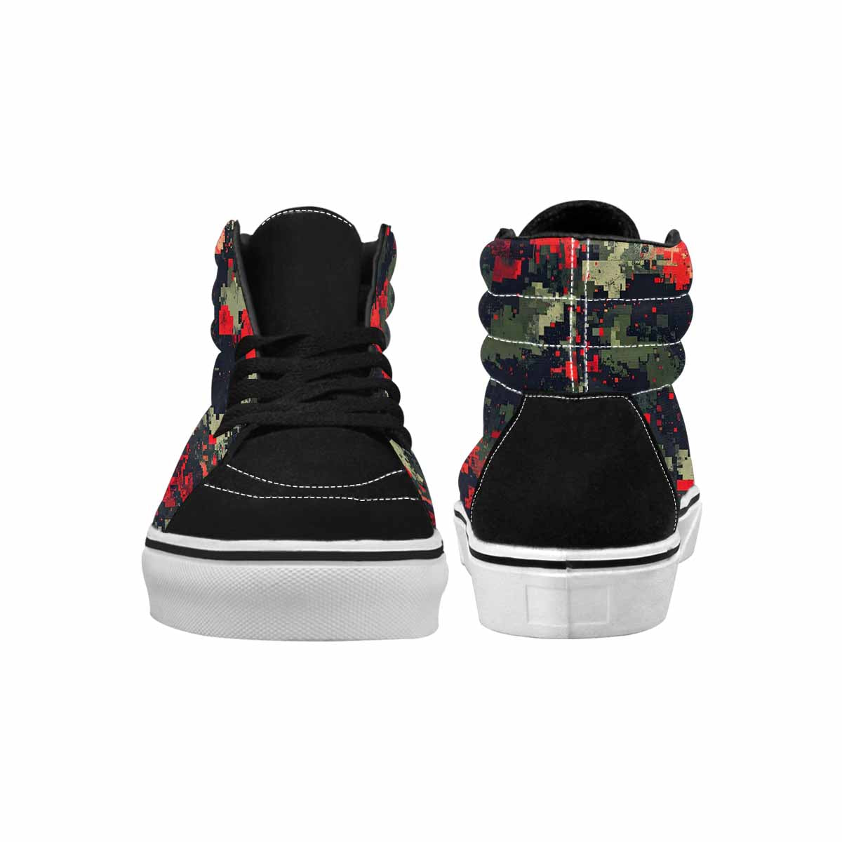 MEN'S Military Camouflage Blotch High Top Canvas Cottagecore Sneakers