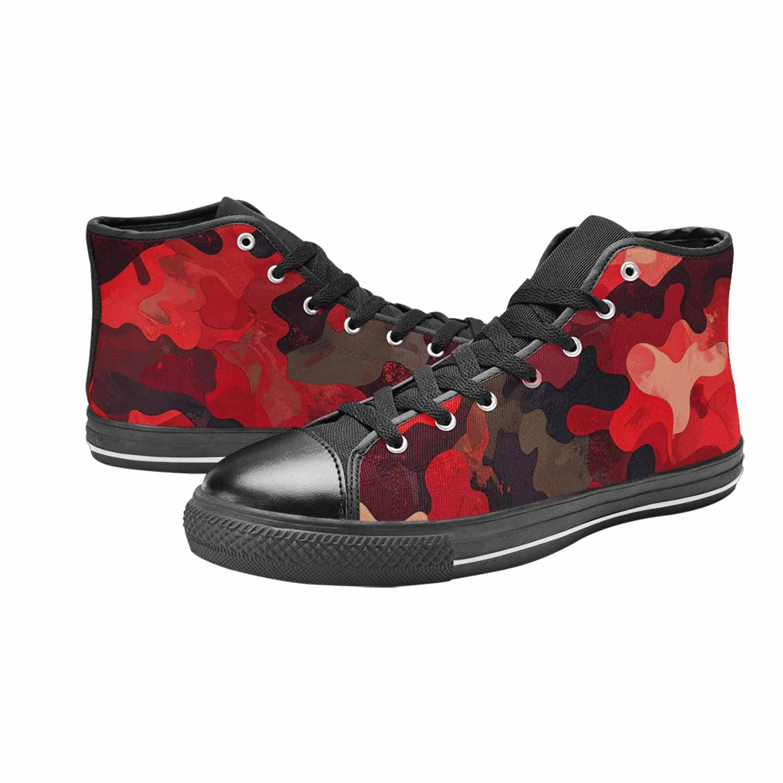 MEN'S Military Camouflage Blotch High Top Canvas Y2K Shoes