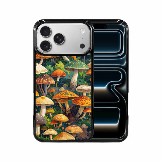 iPhone 17 Pro Max Case — Mushrooms Camomushrooms Patter Yvr Camo, Custom Art Phone Cover