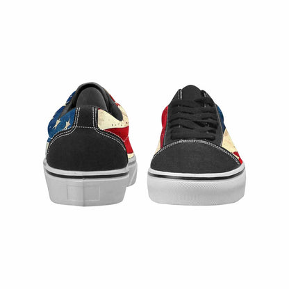WOMEN'S American Flag Stars Canvas Lace-Up Cottagecore Shoes