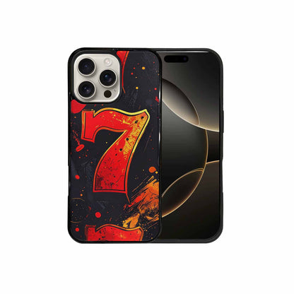 iPhone 16 Pro Max Case — Dice And Casino Pattern Seamless Repeat, Custom Art Phone Cover