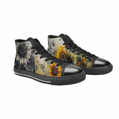 MEN'S Blend Melt Them High Top Canvas Neon Fantasy Shoes
