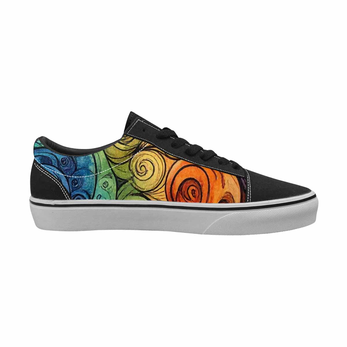WOMEN'S Tie Lace-Up Canvas Cottagecore Custom Sneakers