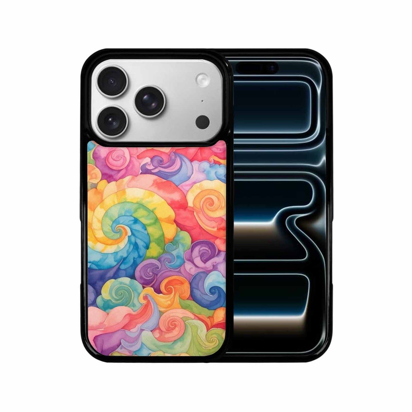 iPhone 17 Pro Case — Tie Dye Swirls Tie Dye Tie, Custom Designed Case Cover