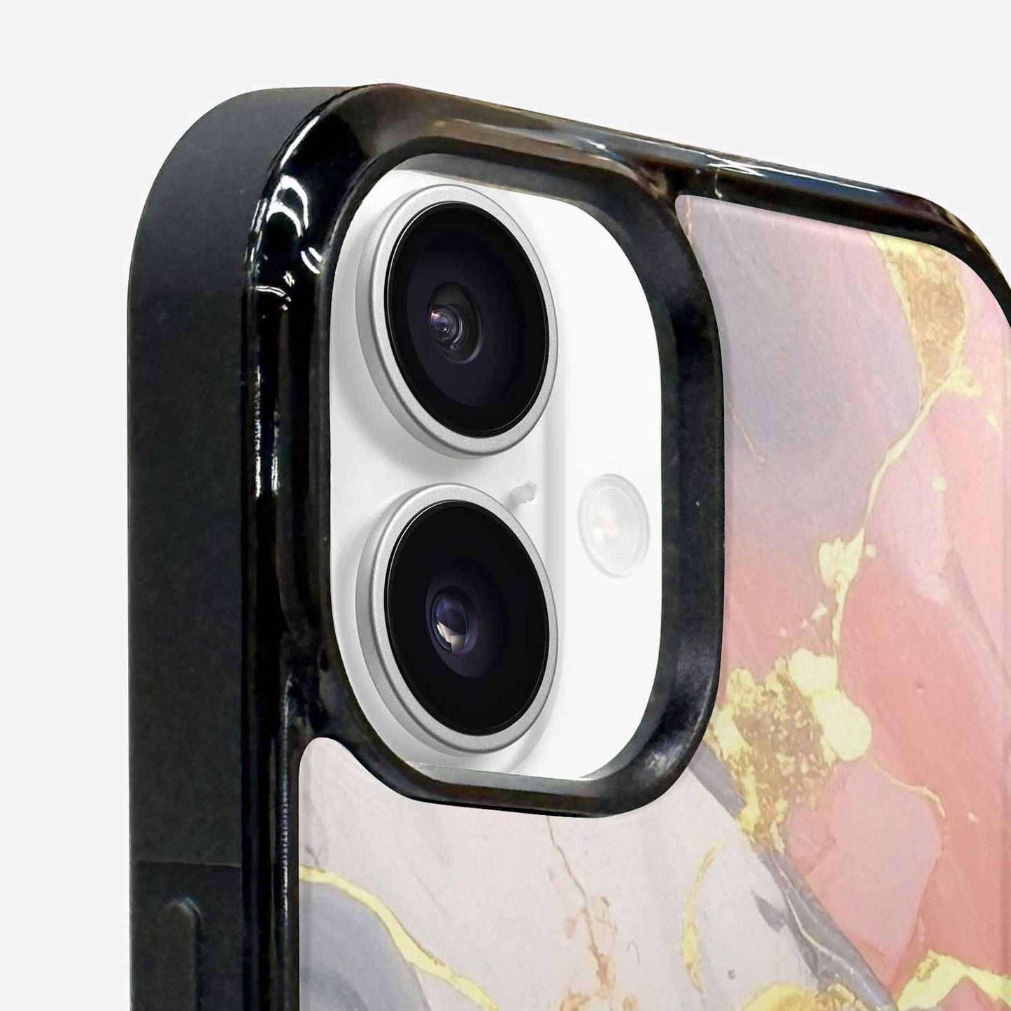 iPhone 16 Case — Marble Vein Marble Veins Pattern Hundreds, Custom Print Case Cover