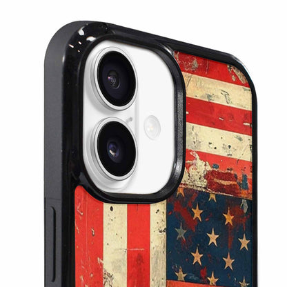 iPhone 17 Case — Small American Flag Stars Galaxy Space, Custom Phone Case