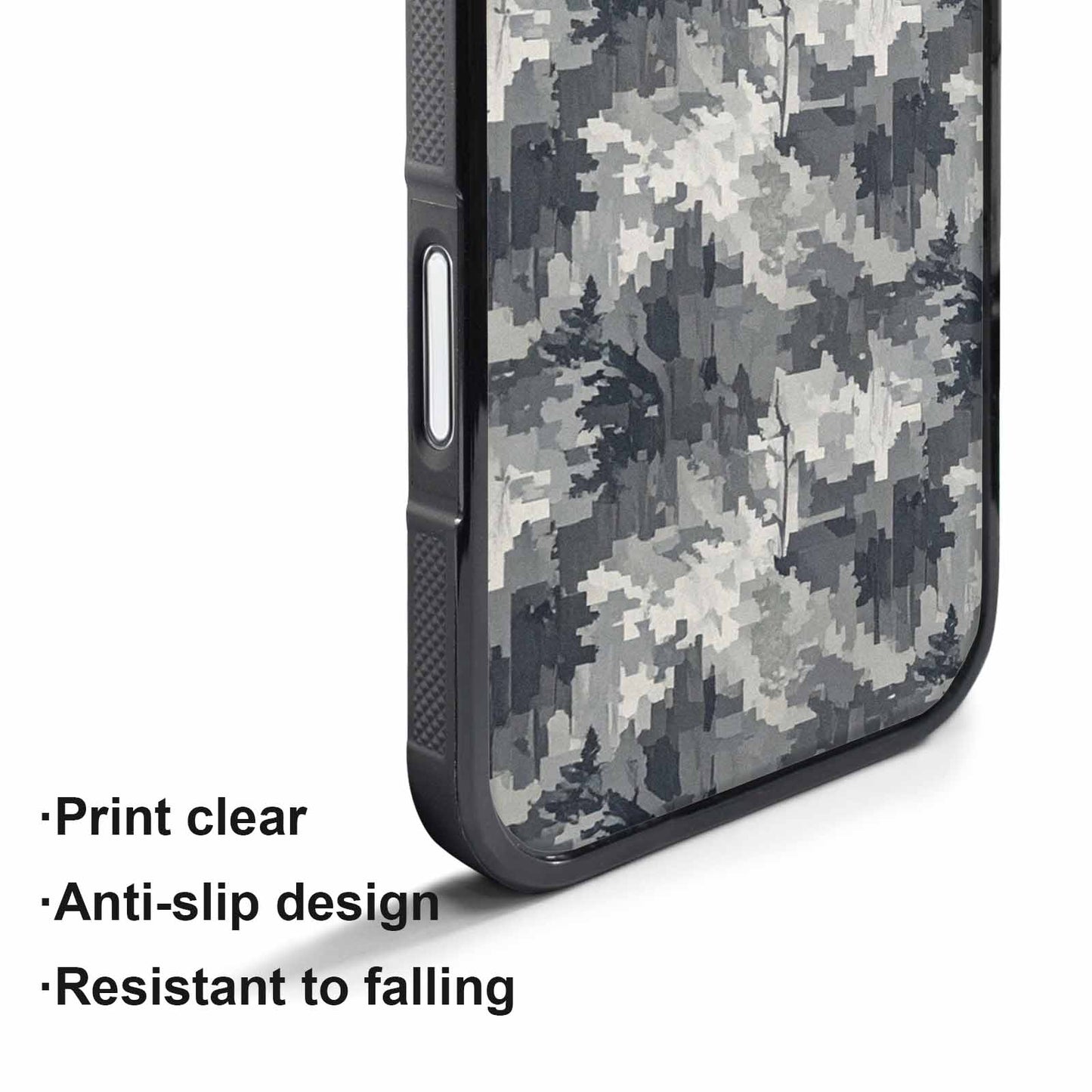 iPhone 17 Pro Max Case — Small Military Camouflage Blotch Camo, Custom Art Phone Cover