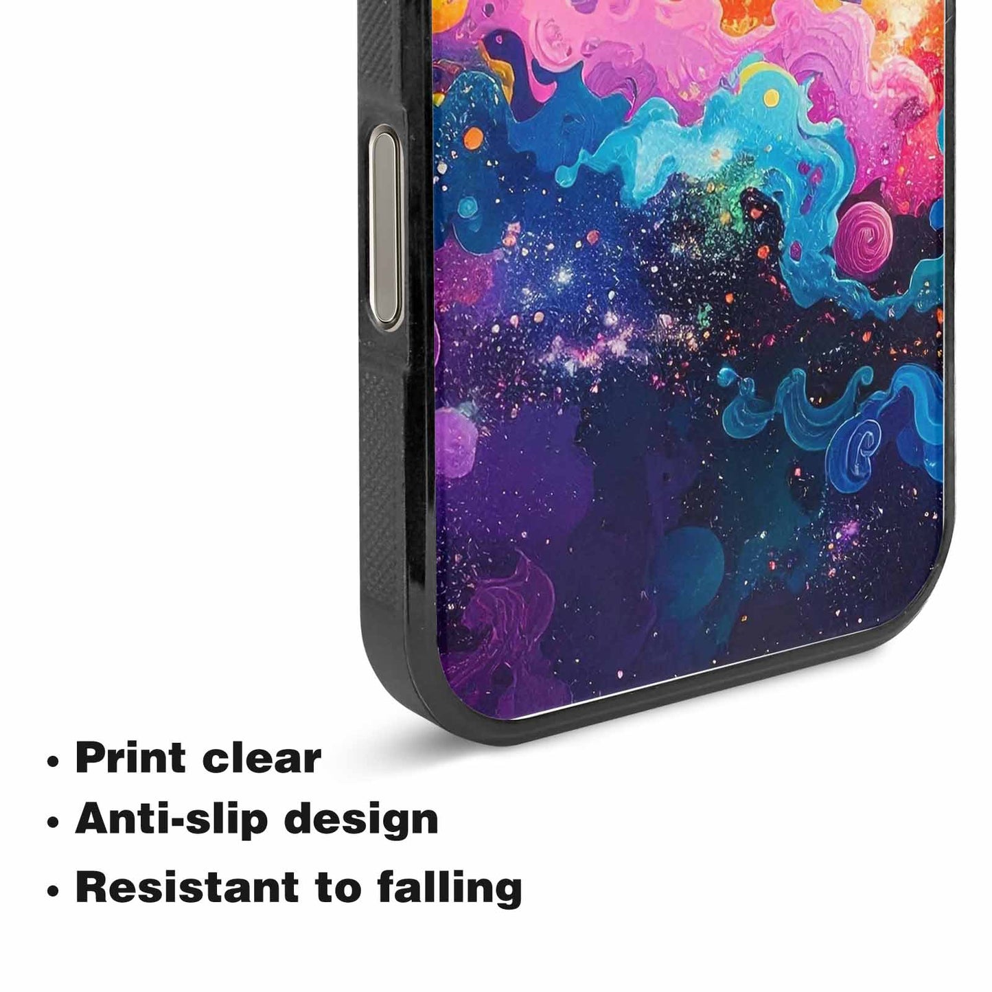 iPhone 15 Pro Max Case — Cosmic Creature And Object Mashup Pattern, Custom Printed Phone Case