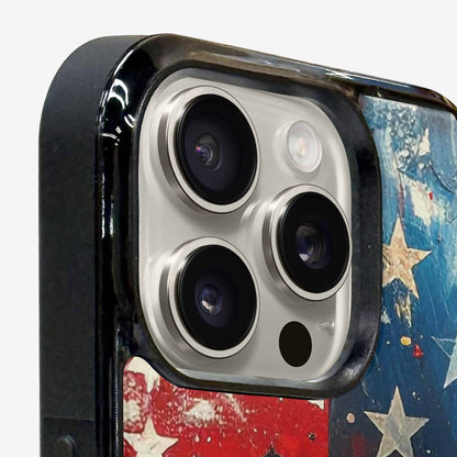 iPhone 16 Pro Max Case — Patriotic Stars And Stripes American Stars, Custom Phone Case